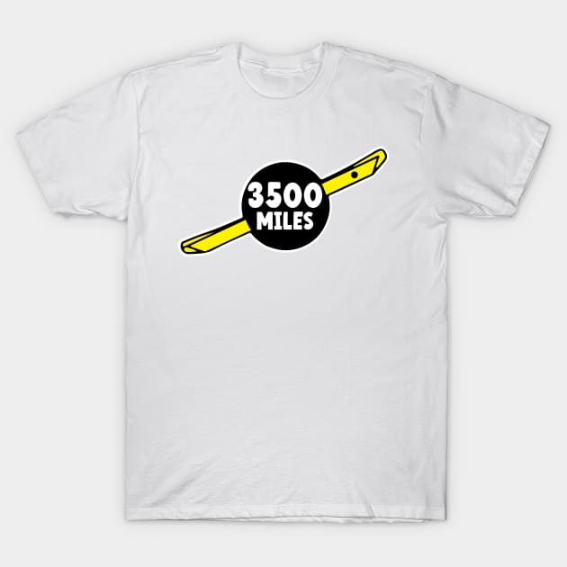 onewheel 3500 Miles T-Shirt by QUEEN-WIVER